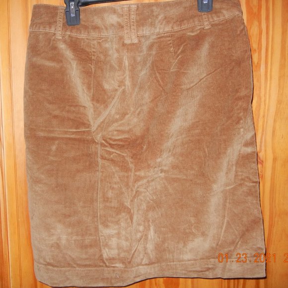 Casual Office Church Date  Corduroy Skirt sz 14 (wsk38) - Picture 10 of 14